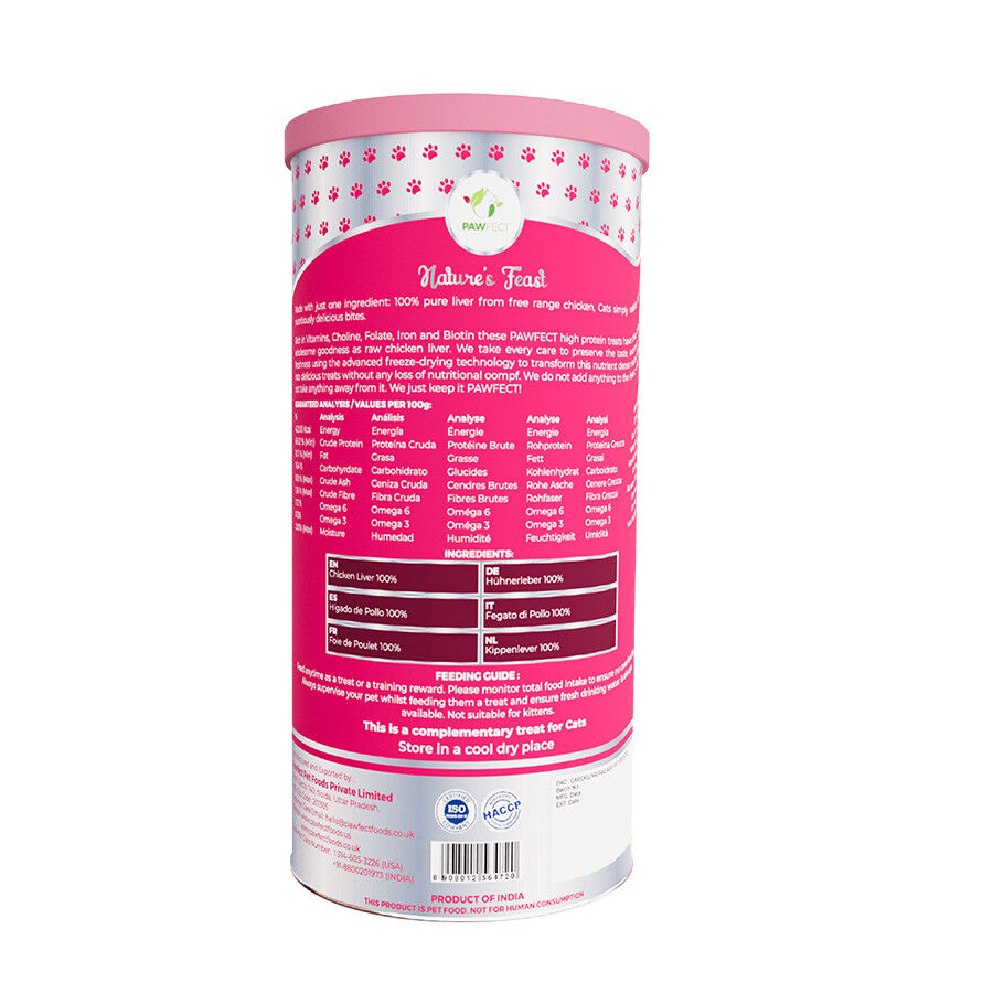 Golosinas liofilizadas para gatos: h&iacute;gado de pollo (50 g/1,76 oz), , large Imagen numero 2