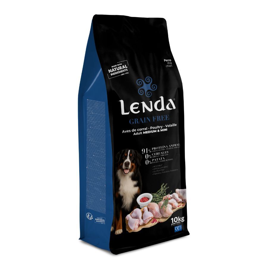 10 kg Lenda Grain Free Pavo y Pato pienso para perros, , large Imagen numero 1
