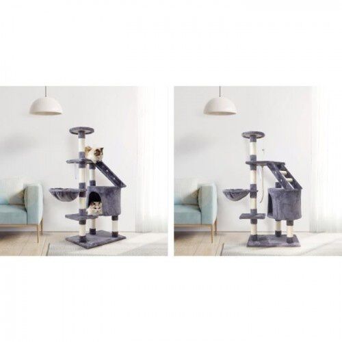 Cstore marie &aacute;rbol rascador con poste de sisal gris para gatos, , large Imagen numero 3