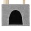 vidaXL Árbol rascador gatos con postes de sisal gris claro 109,5 cm, , large indicador imagen numero 3