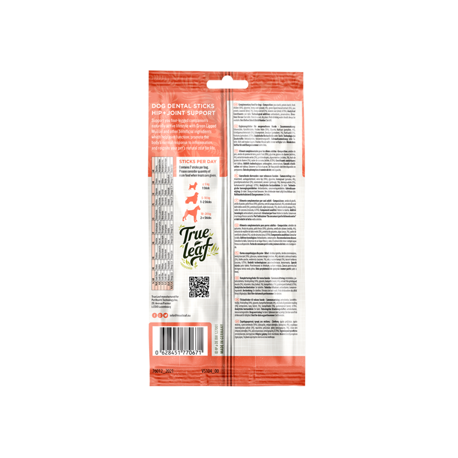 Barritas dentales True Hemp Hip & Joint  sabor Pollo, , large Imagen numero 3