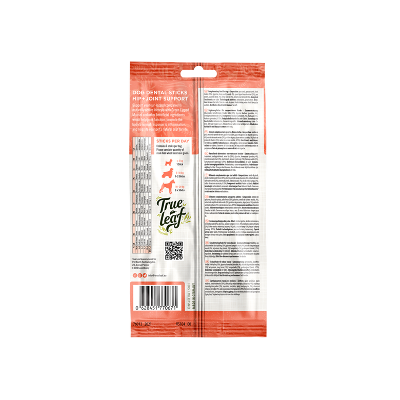 Barritas dentales True Hemp Hip & Joint  sabor Pollo, , large image number null