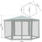 Carpa Hexagonal con mosquitera color Crema, , large image number null