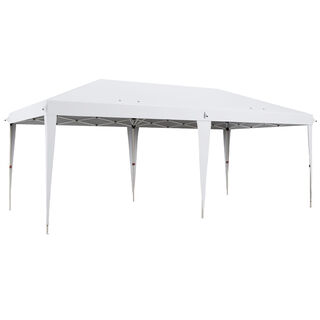Outsunny Carpa Plegable Blanco 