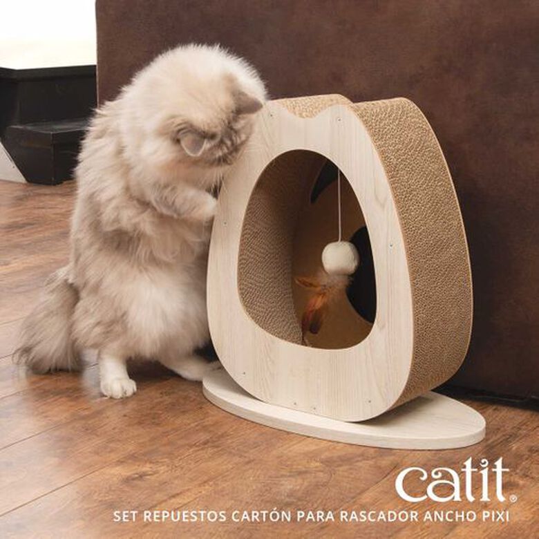 Catit cartón Pixi de repuesto parte ancha para gatos thumbnail