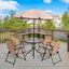 Conjunto de muebles Outsunny para jardín color Crema, , large indicador imagen numero 2