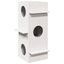 vidaXL Casa para gatos de madera maciza de pino blanco 51x35x30 cm, , large indicador imagen numero 6