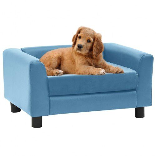 Vidaxl sof&aacute; rectangular turquesa para perros, , large Imagen numero 1