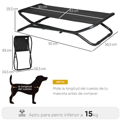 PawHut Cama Plegable para perros, , large Imagen numero 3