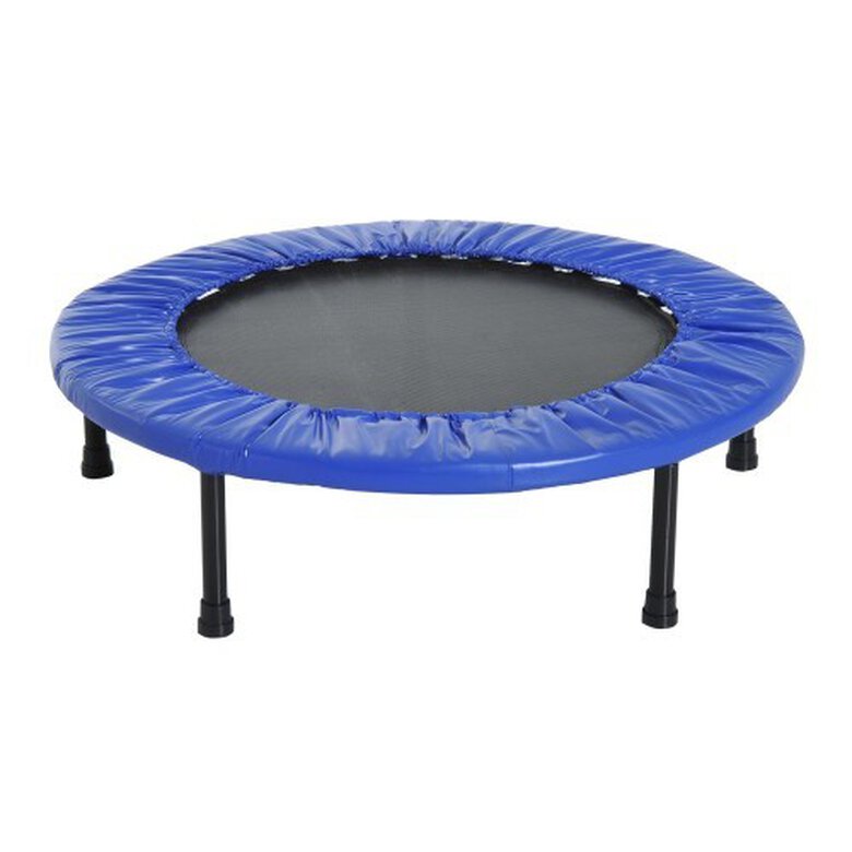 Cama elástica trampolín HomCom color Azul Oscuro, , large image number null