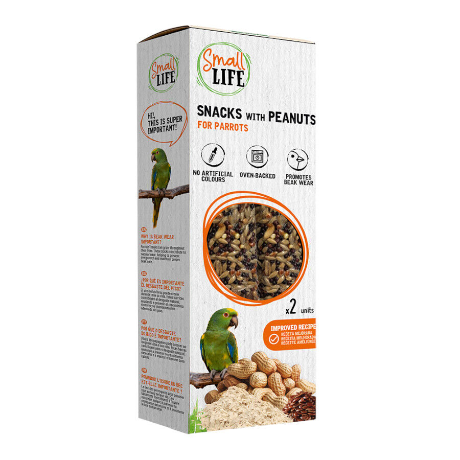 2 barritas Small Life Barritas Snack con cacahuetes para loros, , large Imagen numero 1