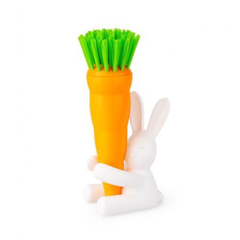 Cepillo lavaplatos Bunny en forma de zanahoria thumbnail