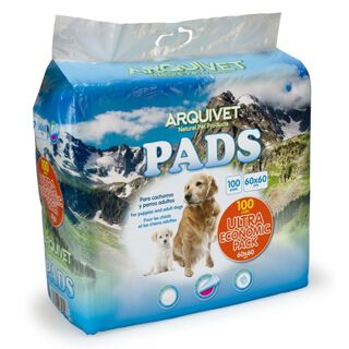 Pack 100 pads para entrenamiento para perros