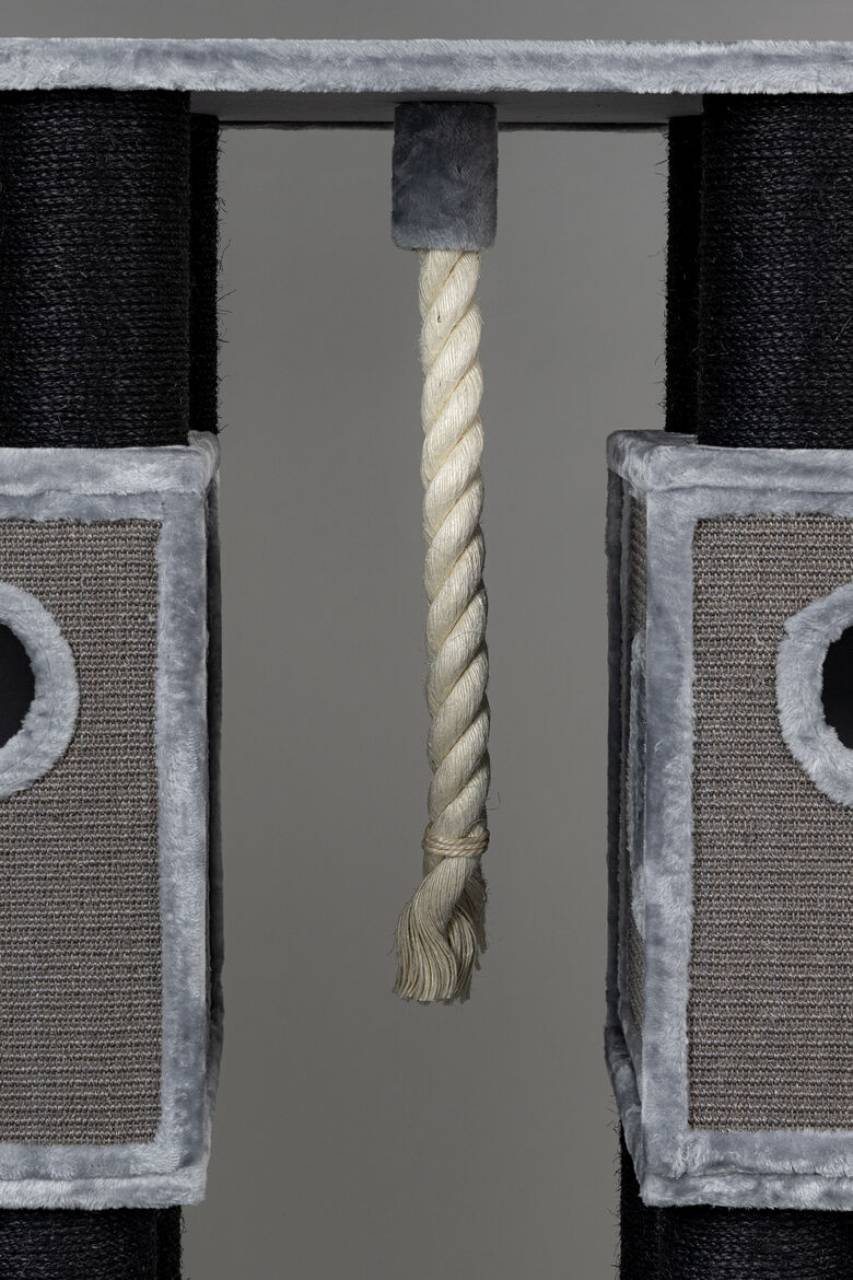 Rascador Royal Cat Palace color Gris y Negro thumbnail