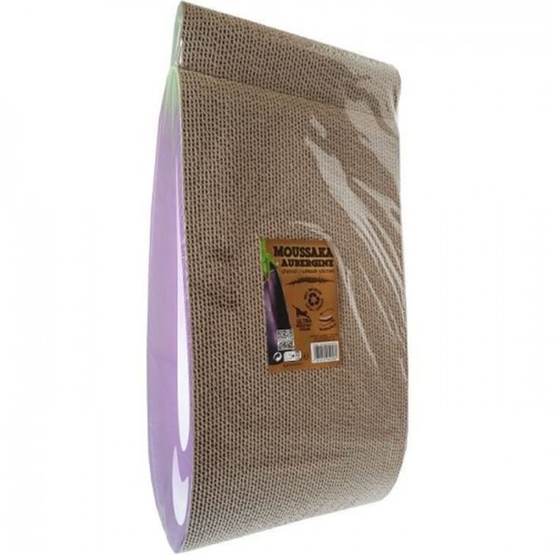 AIME rascador alfombra de cartón reciclado púrpura para gatos, , large image number null