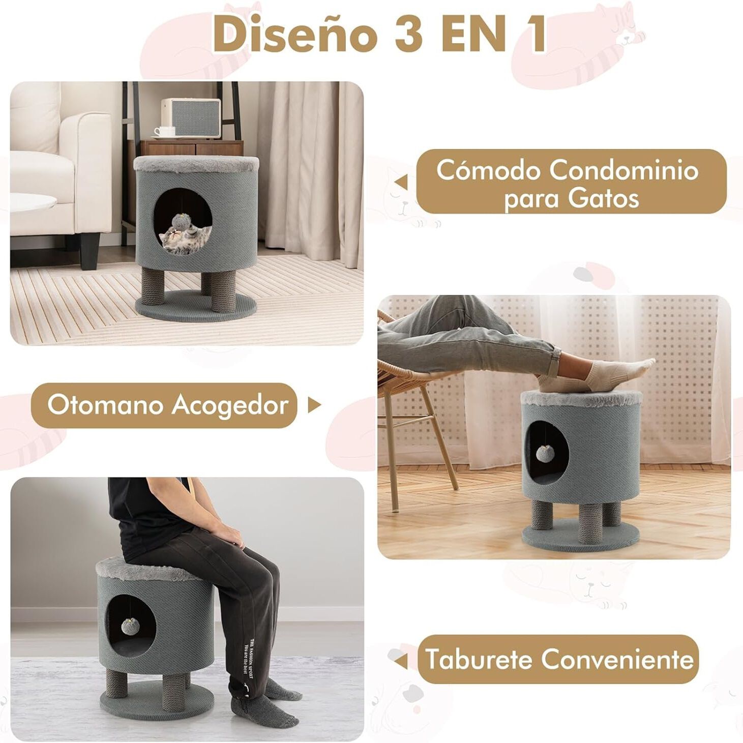 Costway Taburete para Gatos thumbnail