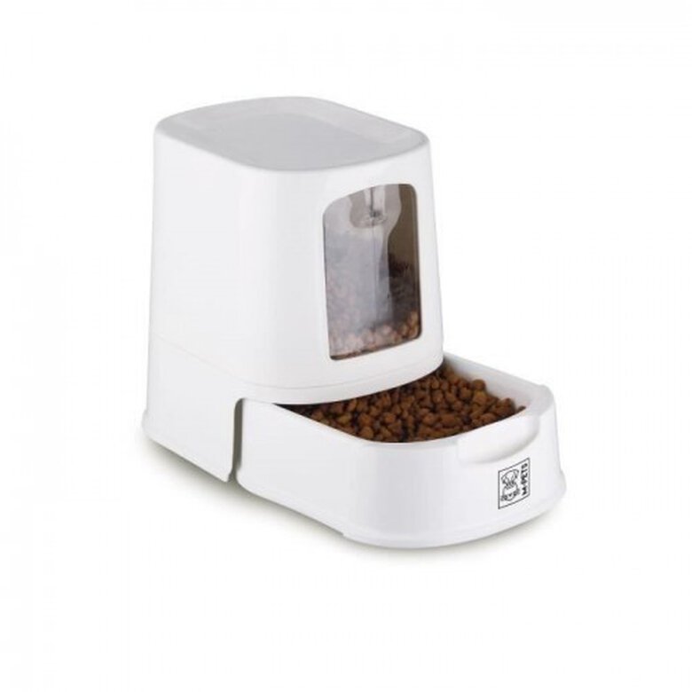 Dispensador de alimentos Kibble para perros color Blanco, , large image number null