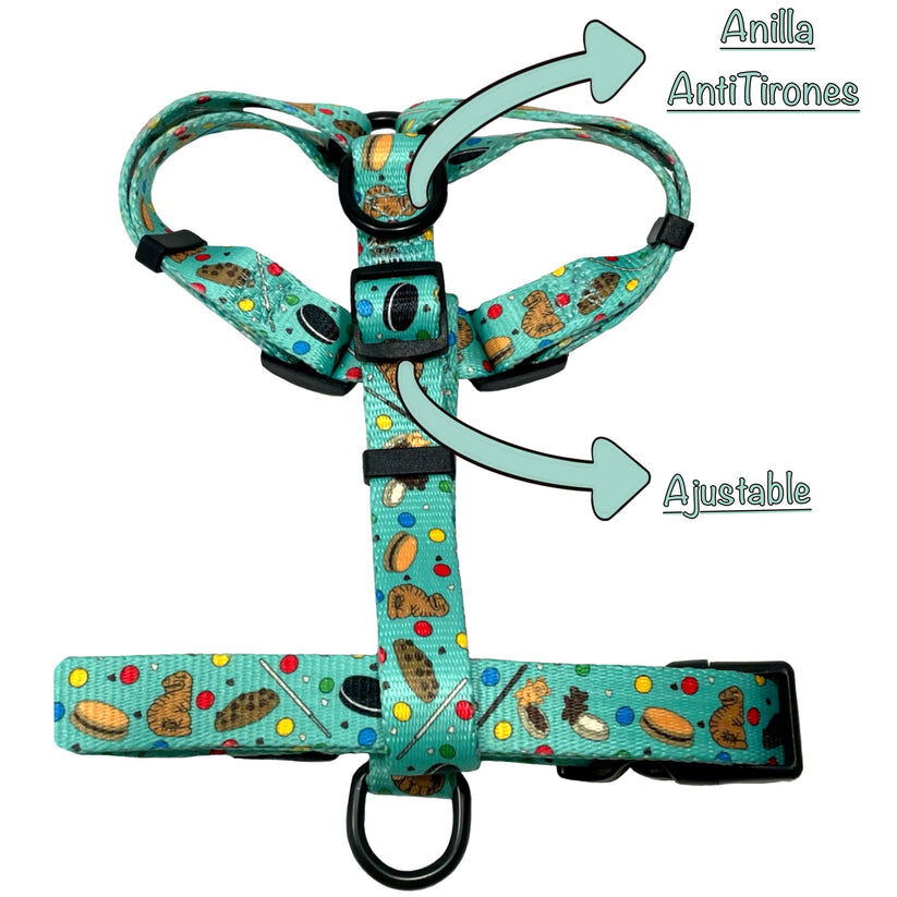 Aribabi ARNÉS CLÁSICO COOKIES PARA MASCOTAS thumbnail