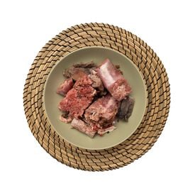 Comida para perros. Menú barf de cordero y pavo en trozos 6kg