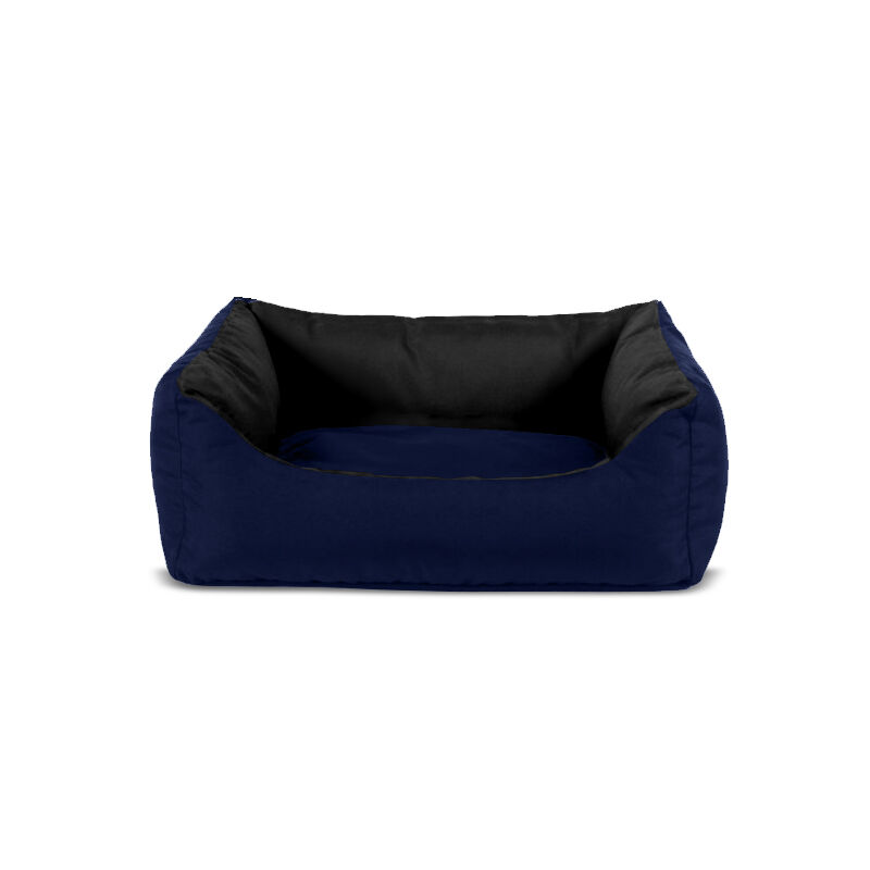 Gauty Cama para Perros y Gatos  Tela Impermeable - Azul oscuro y Negro, , large Imagen numero 1