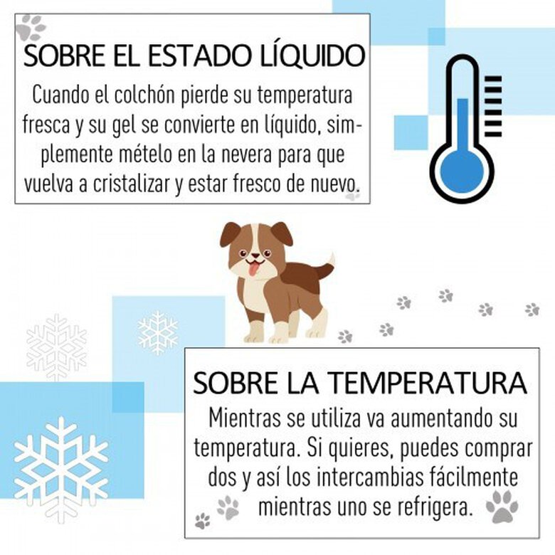 Cama autorefrigerante PawHut para mascotas color Azul, , large image number null
