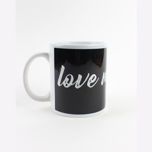 Taza Love my dog color Negro