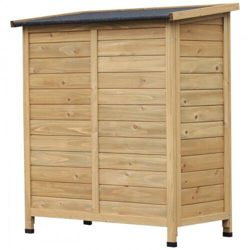 Cobertizo de almacenamiento Outsunny color Marrón thumbnail