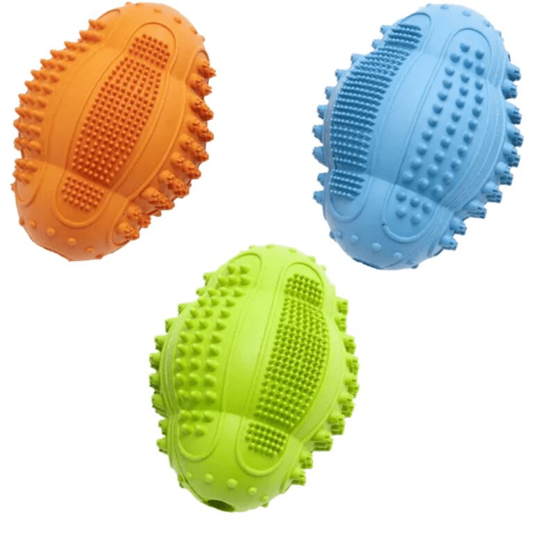 Juguete Flamingo Dental Ruffus Futbol Americano Naranja, , large Imagen numero 2