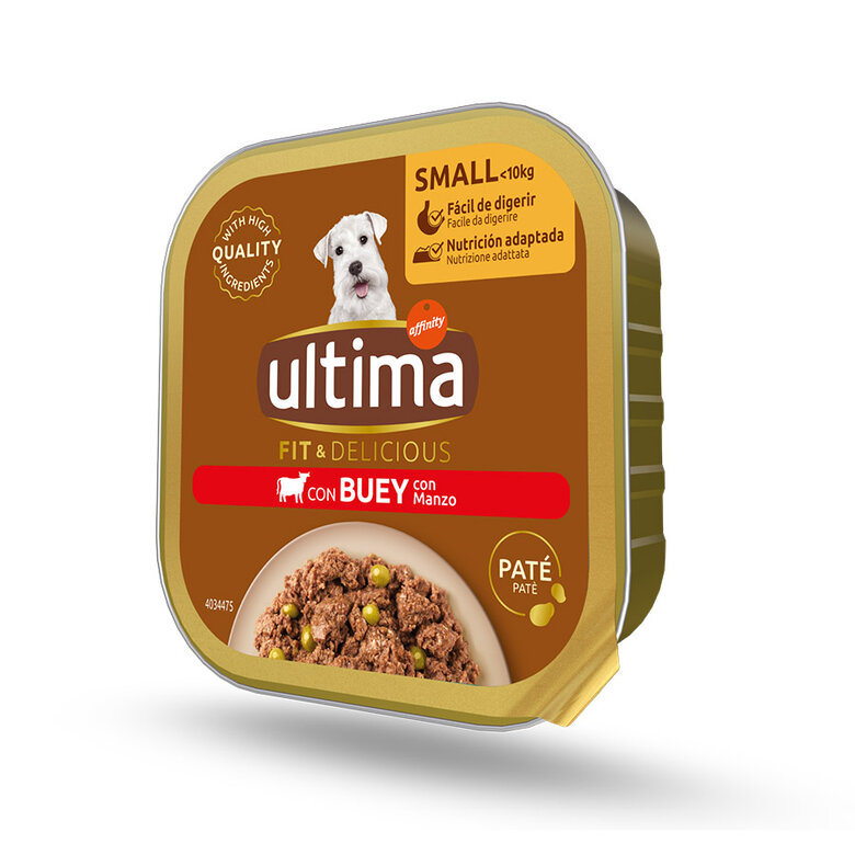 Affinity Ultima Adult Spécial Mini comida húmeda con buey