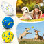 Nobleza Pack de 3 Juguetes para Perros &ndash; 2 Pelotas y 1 Bal&oacute;n de Rugby Indestructibles de Goma E-TPU, Juguete Interactivo Flotante y Limpiadientes para Perros Peque&ntilde;os, Medianos y Grandes, , large indicador imagen numero 4