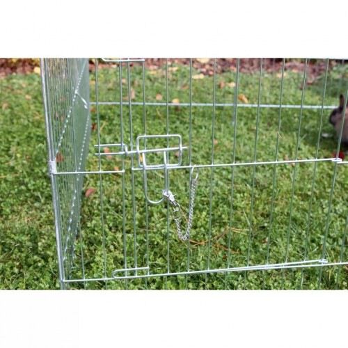 Parque exterior de metal para mascotas color Plateado, , large Imagen numero 5