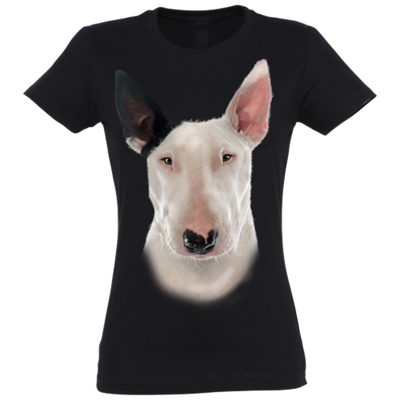 Camiseta Mujer Bull Terrier color Negro, , large image number null