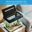 Nobleza - Acuario de Cristal 54L con Iluminaci&oacute;n LED y Filtro Interno, Pecera con Tapa para Peces, Dise&ntilde;o de Vidrio Curvo, Negro, , large indicador imagen numero 2
