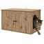 vidaXL Casa para Gatos Roble Artesanal 85 x 55 x 50 cm, , large indicador imagen numero 3