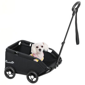 PawHut Cochecito para Perros Negro