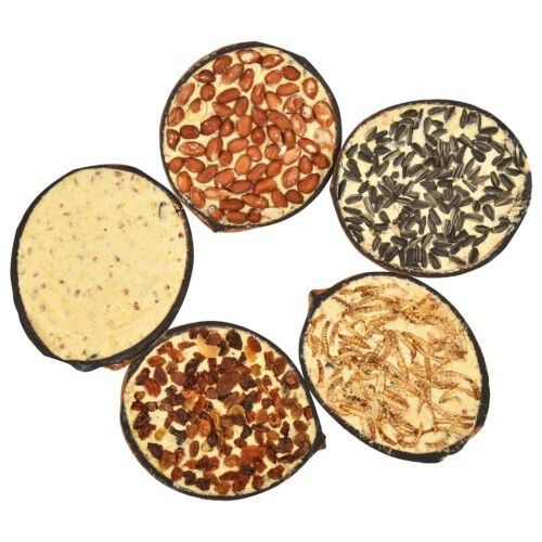 Comida mitades de cocos para pájaros sabor Natural thumbnail