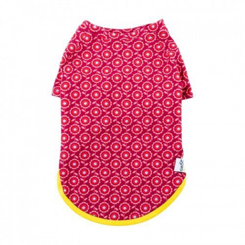 Camiseta Nun Flores para perros color Granate, , large Imagen numero 3