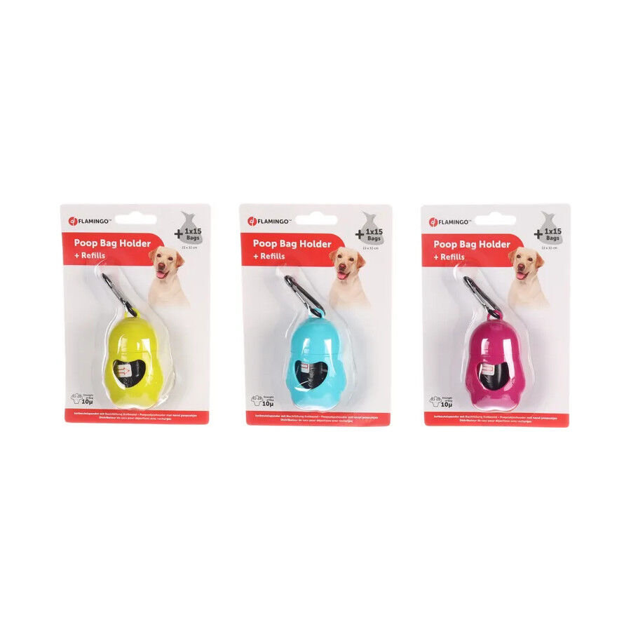 Flamingo Legga Porta Bolsas + 15 bolsas para heces de perro thumbnail