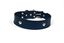 COLLAR DE PIEL AZUL MARINO CON  CORAZON, , large indicador imagen numero 1