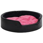 VidaXL Sofá Con Cojín Lavable Negro y Rosa para perros y gatos, , large image number null