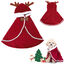 Nobleza-Ropa Navideña para Perro,Traje De Navidad Perro,Capa y Sombrero de Navidad para Perro Lindo Traje,Adecuado para Navidad, Fiesta, Cumpleaños.L-45CM, , large indicador imagen numero 1