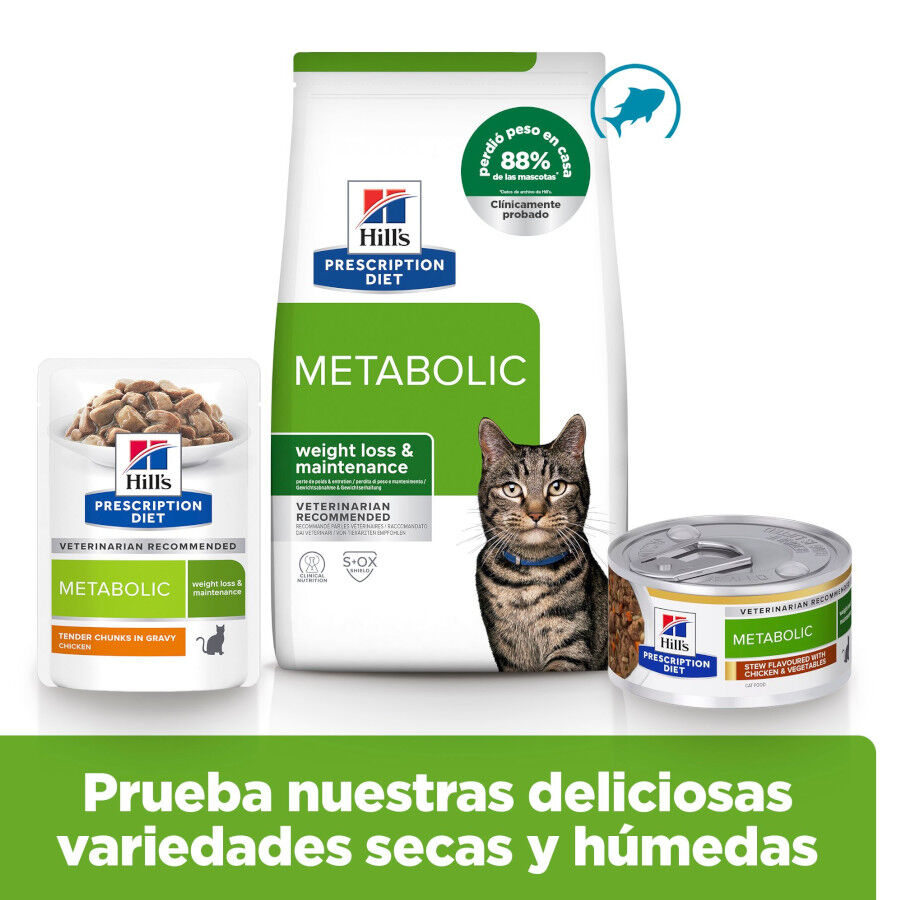3 kg Hill's Prescription Diet Metabolic At&uacute;n pienso para gatos, , large Imagen numero 8