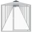 vidaXL Jaula gallinas con corral acero galvanizado gris 117x813x123 cm, , large indicador imagen numero 2