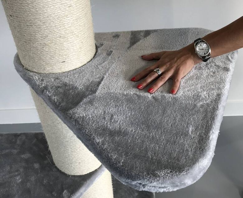 Rascador Maine Coon Tower Plus para gatos color Beige y gris thumbnail