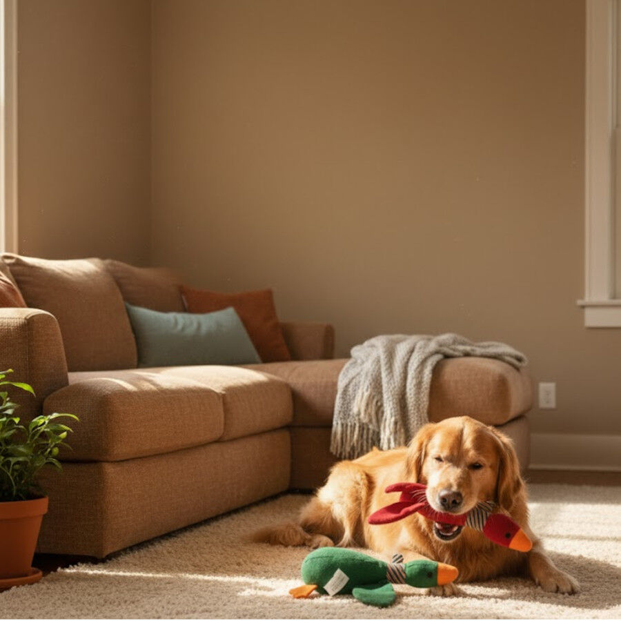 Wonder Christmas Juguete Pato Navide&ntilde;o para perros, , large Imagen numero 3