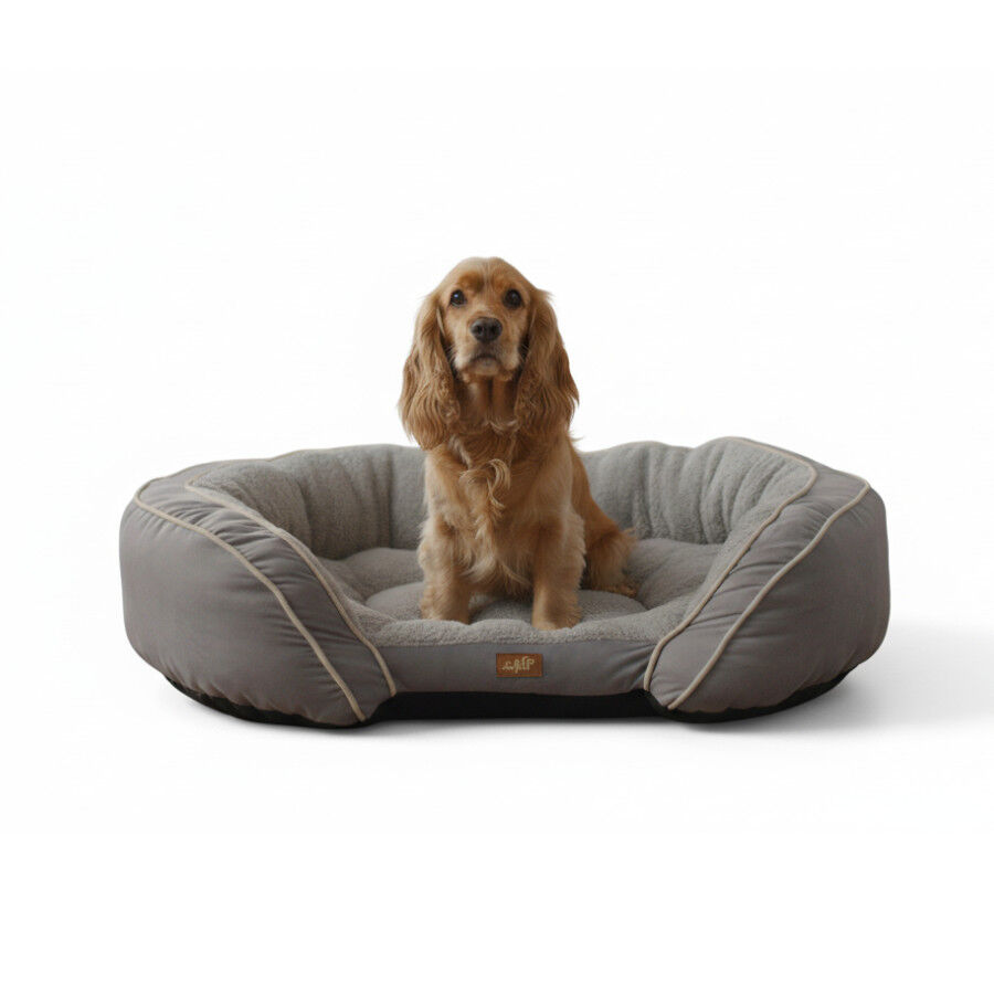 All For Paws Lamb Cama Lujo Gris para perros, , large Imagen numero 2