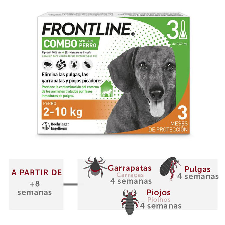 Frontline Combo Pipetas perros pequeños |