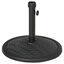 Outsunny Base de Sombrilla de Hormigón Soporte para Parasol de 14 kg Pie de Parasol para Mástil de Ø32-38 mm para Jardín Terraza Patio Ø46x34 cm Negro, , large indicador imagen numero 1