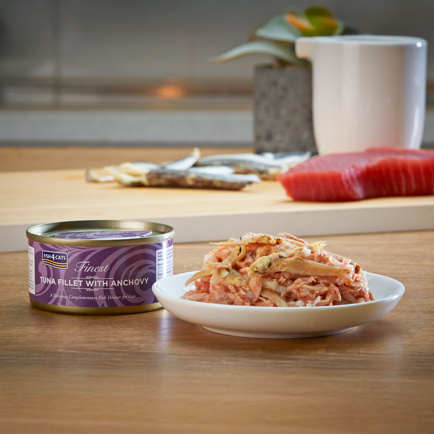 Fish4Cats Lata Filete Atún con Anchoas para gatos thumbnail