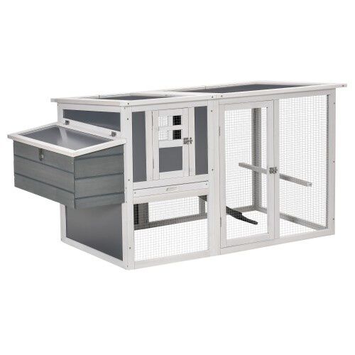 PawHut gallinero de madera para exterior, , large Imagen numero 1